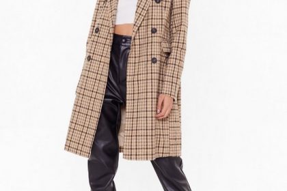 Mid-Length Woolen Coat