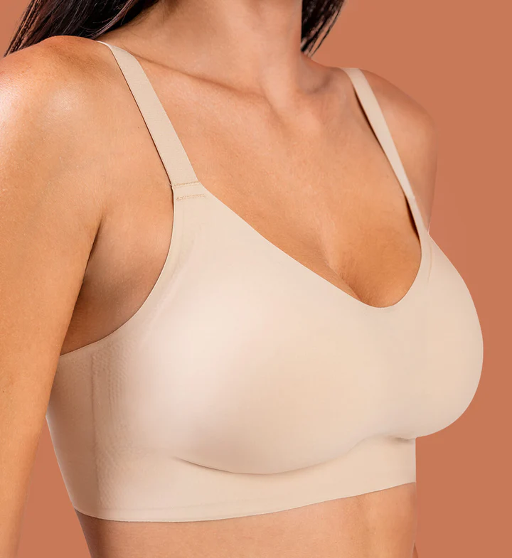 AirWear Seamless V-Neck Adjustable Strap Bra