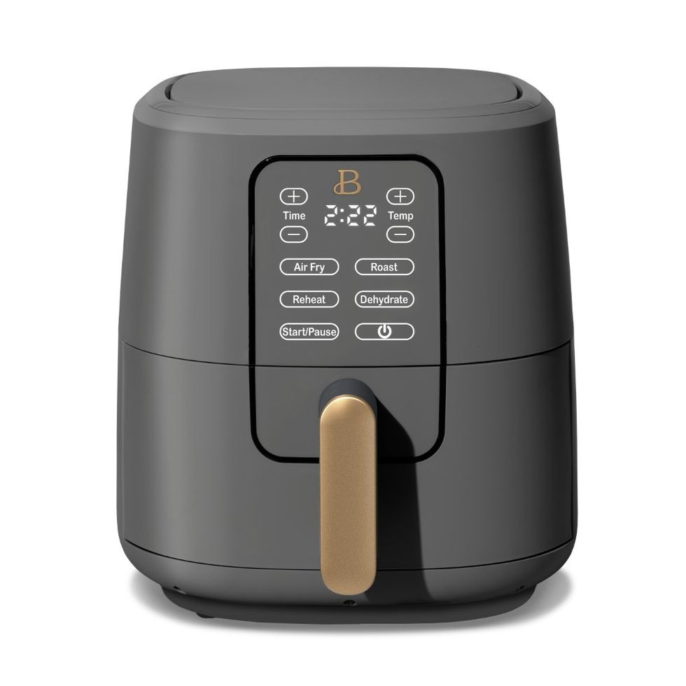Beautiful by Drew Barrymore 6 Quart Touchscreen Air Fryer in Oyster Grey